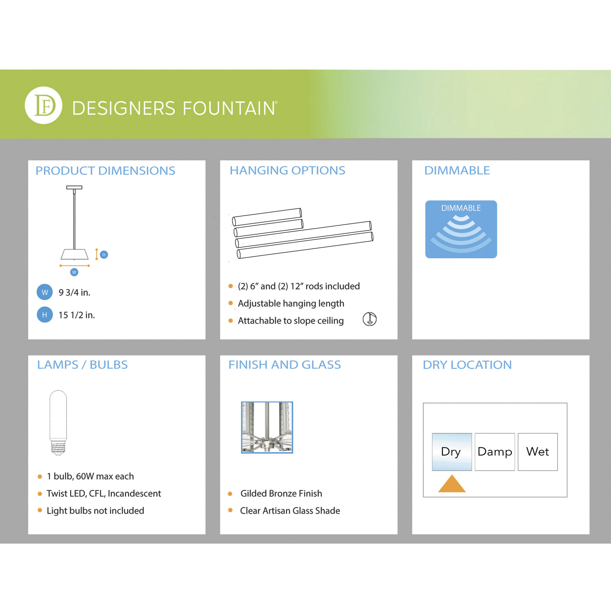 Athina 1 Light 9.75 inch Gilded Bronze Mini Pendant Ceiling Light